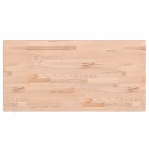 vidaXL Benkeplate til bad 80x40x1,5 cm heltre b&oslash;ketre