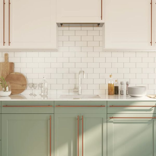 vidaXL Skaph&aring;ndtak 20 stk bronse 480 mm rustfritt st&aring;l