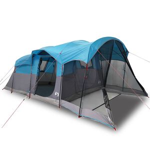 vidaXL Tunneltelt for camping 8 personer bl&aring; vanntett