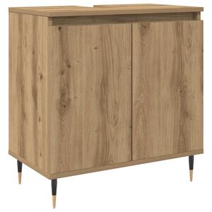 vidaXL Baderomsskap artisan eik 58x33x60 cm konstruert tre