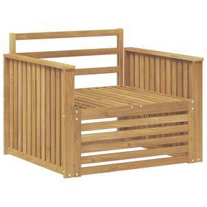 vidaXL Utesofa Solid akasietre Hvit