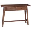 vidaXL Skrivebord med skuff Brun 110 x 30 x 79 cm Massiv Mahogni Tre