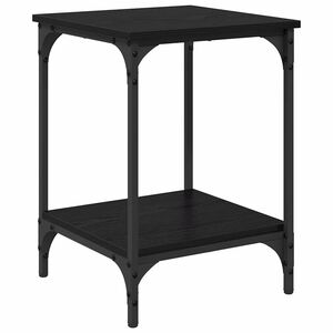 vidaXL Kaffebord Svart Eik 40 x 40 x 55 cm Konstruert tre