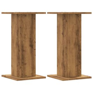 vidaXL Plantestativer 2 stk artisan eik 30x30x60 cm konstruert tre