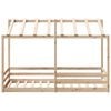 vidaXL Barneseng med tak 90x200 cm heltre fruru