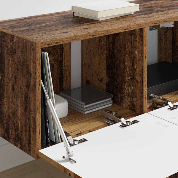 vidaXL TV Veggskap Gamle tre 60 x 31 x 29.5 cm Konstruert tre