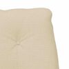 vidaXL lenestol Krem 69 x 74 x 93 cm Sherpa-stoff