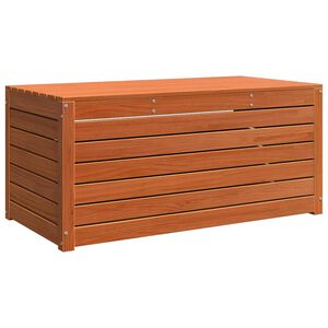 vidaXL Lagringsboks Konstruert tre 101 x 50,5 x 46,5 cm Vokset Brun