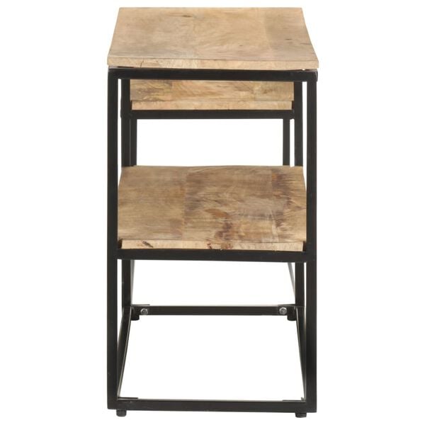 vidaXL TV-benk 180x30x50 cm grovt mangotre