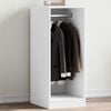 vidaXL Garderobe hvit 48x41x102 cm konstruert tre