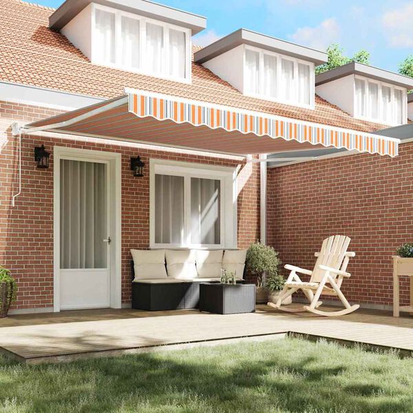 vidaXL Innvendbar Markise Flerfarget 400 &times; 300 cm