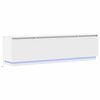 vidaXL TV-skap 180 x 38 x 49 cm Hvit Konstruert tre