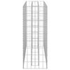 vidaXL Gabion høybed galvanisert stål 90x30x90 cm