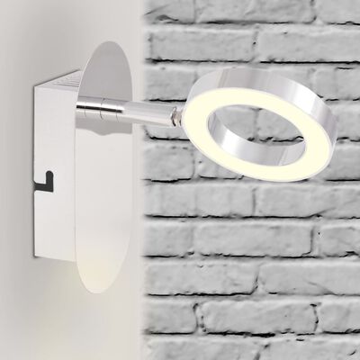 vidaXL LED-vegglampe med 1 lys varmhvit
