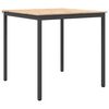 vidaXL Barbord 110 x 110 x 105 cm Massiv furu Naturlig Torget