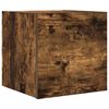 vidaXL Vegghengt TV-benk r&oslash;kt eik 30,5x30x30 cm
