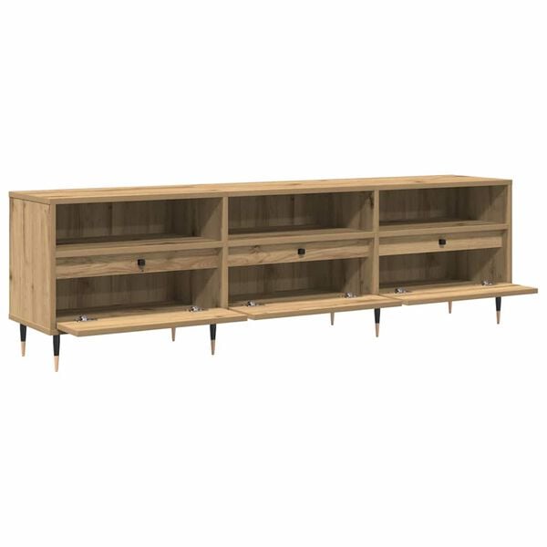 vidaXL TV-skap Artisan Eik 150 x 30 x 45 cm Konstruert tre