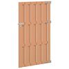 vidaXL Hageport 100 x 180 cm WPC og Aluminium Brun