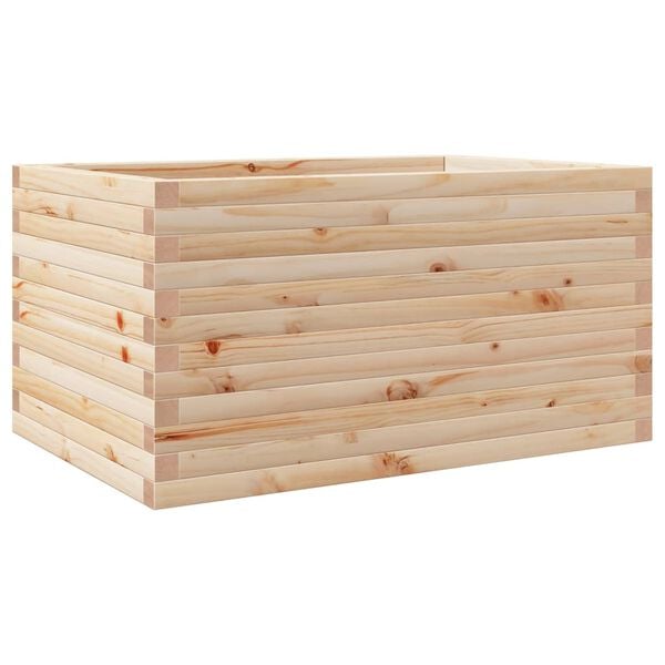 vidaXL Plantekasse 90x60x46 cm heltre furu