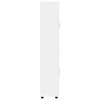 vidaXL H&oslash;yskap med hylle med d&oslash;r Hvit 60 x 35 x 182 cm Konstruert tre