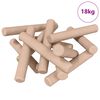 vidaXL Treplugger 24000 stk. Brun Heltre