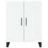 vidaXL Highboard hvit 69,5x34x180 cm konstruert tre