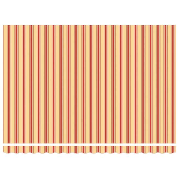 vidaXL Innvendbar Markise Flerfarget 450 &times; 300 cm Polyester og Metall