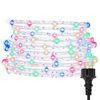 vidaXL Taulys med 1200 lysdioder flerfarget 50 m PVC