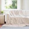 vidaXL Kastteppe Beige 240 x 220 cm Fleece