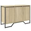 vidaXL Servantskap sonoma eik 91x35x60 cm konstruert tre