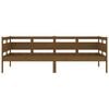 vidaXL Dagseng honningbrun heltre furu 90x190 cm