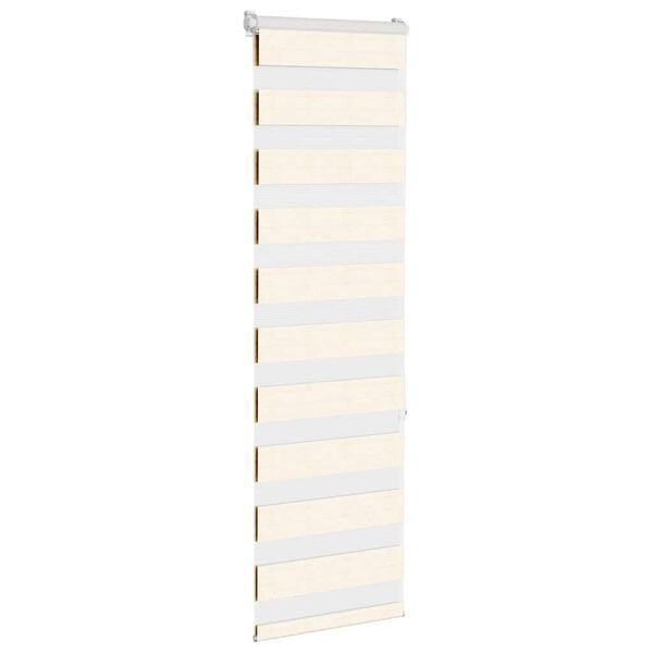 vidaXL Sebragardin marmor beige stoff bredde 45,9 cm polyester