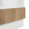 vidaXL Hengende skap Artisan Eik 60 x 46 x 81,5 cm Konstruert tre