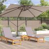 vidaXL Kipp Roma Parasol Gråbrun og Svart 352 x 251 x 260 cm