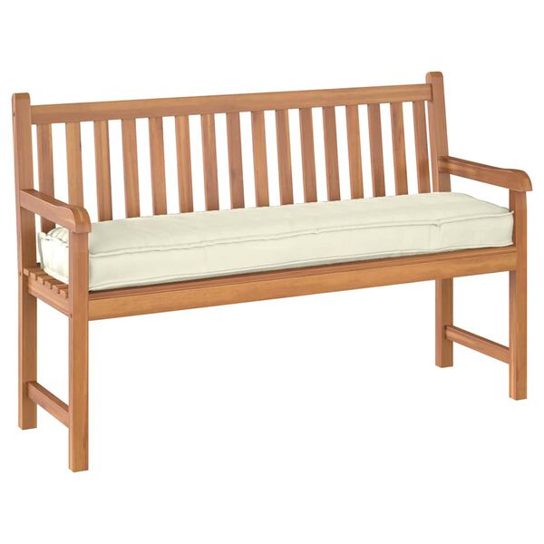vidaXL Pallepute for benk Krem 150 x 40 x 8 cm Oxford-stoff