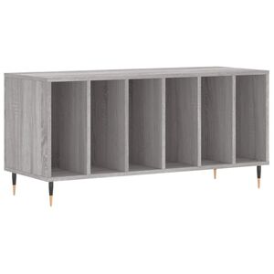 vidaXL Hifi-benk gr&aring; sonoma 100x38x48 cm konstruert tre
