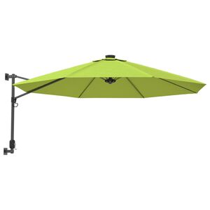 vidaXL Veggmontert parasoll eplegr&oslash;nn 290 cm