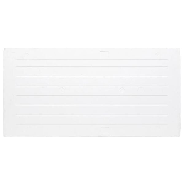 vidaXL 3D-veggpaneler 10 stk rød og hvit 100x50 cm EPS