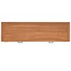 vidaXL Skrivebord med 2 skuffer 140x40x75 cm teak