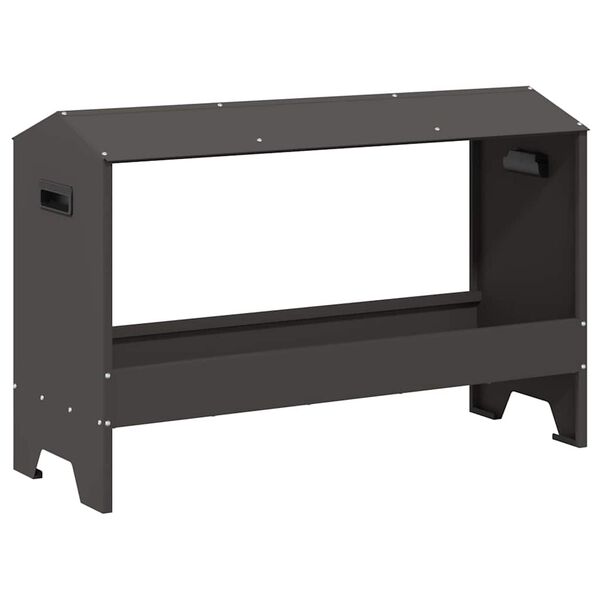 vidaXL Kylling F&ocirc;ringsrenne Svart 81 x 32 x 53,5 cm Kaldvalsget St&aring;l