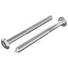 vidaXL M&oslash;belskruer 2 stk. s&oslash;lv M6 x 85 mm St&aring;l