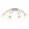 vidaXL Taklampe med 6 LED-p&aelig;rer G9 240 W