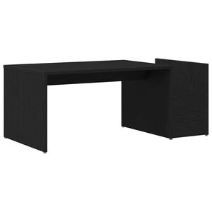 vidaXL Kaffebord Svart Eik 90 x 45 x 35 cm Konstruert tre