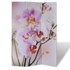 vidaXL Sammenleggbar romdeler 120x170 cm blomst