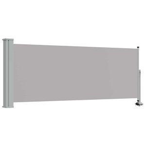 vidaXL Uttrekkbar sidemarkise 100 x 300 cm gr&aring;
