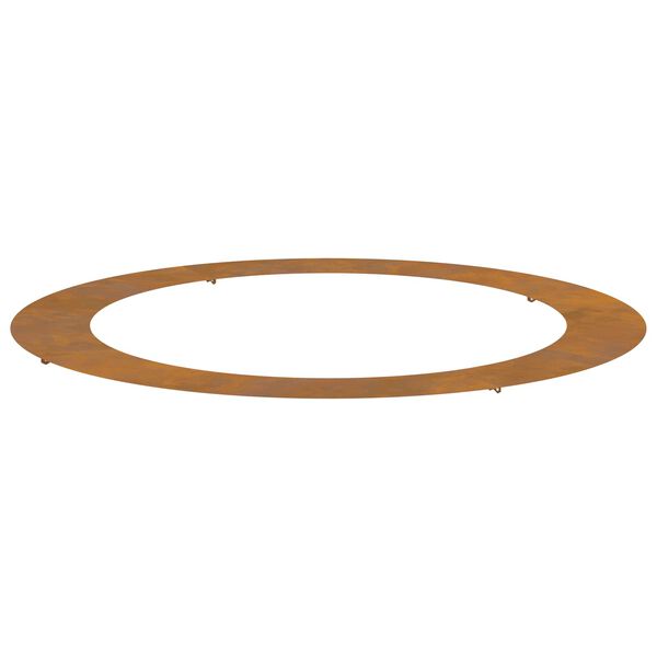 vidaXL passende for Flat Tre Ring Brun &Oslash;90 / 120 cm Cortenst&aring;l