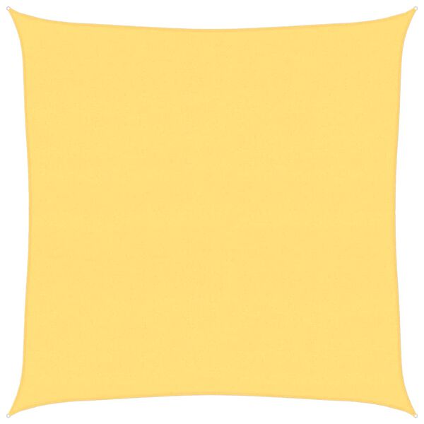 vidaXL Solseil 160 g/m&sup2; beige 6x6 m HDPE