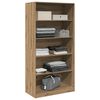 vidaXL Garderobe artisan eik 100x50x200 cm konstruert tre