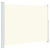 vidaXL Uttrekkbar sidemarkise 220x314 cm kremhvit