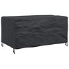 vidaXL M&oslash;belbeskyttelse Ensfarget Svart 160 x 100 x 70 cm 600D